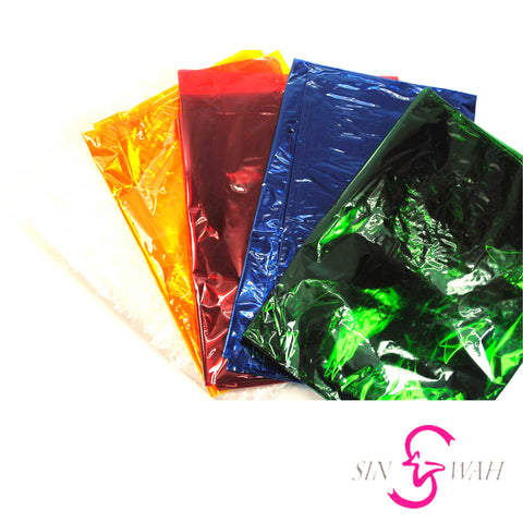 colored plastic wrap