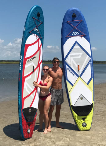 Paddle Boarding with Never Ever Boards on Oak Island