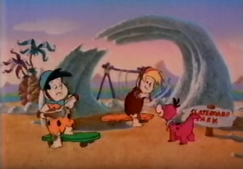 Flintstones Skateboarding