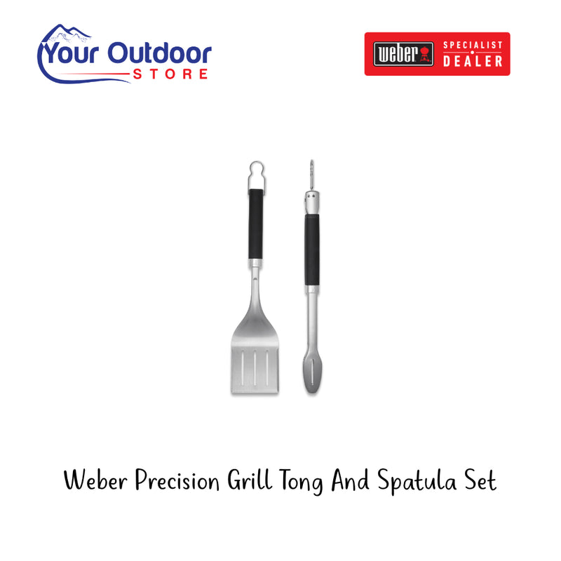 Weber 6772 Precision Stainless Steel Grill Tool Set 3 pc