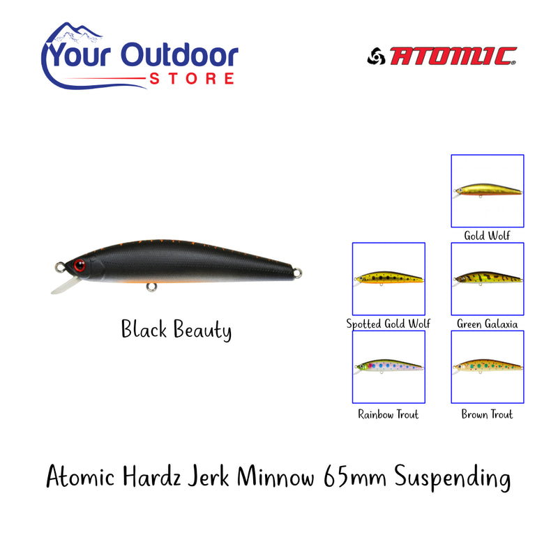 Bullet Lures Five-O Minnow Suspending + Rattling (Spawning Brown