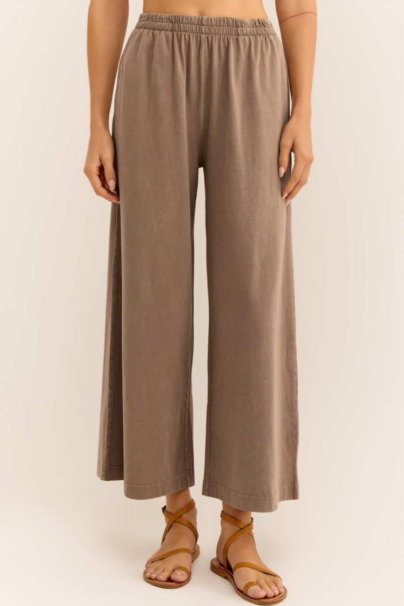Z Supply - Scout Jersey Flare Pocket Pant Iced Coffee