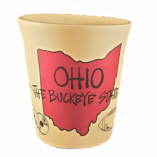 OHIO STATE LARGE SOFT TOUCH BLACK MATTE FINISH MUG