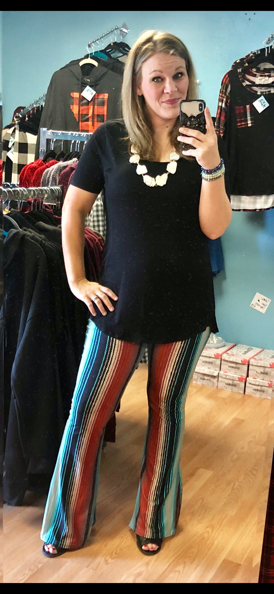 serape flare pants