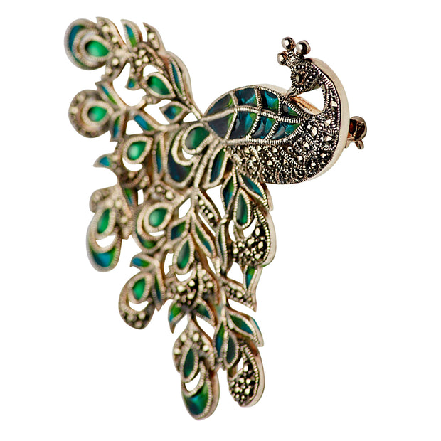 peacock brooches and pins