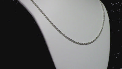 Diamond Cut Rope Chain 1.5 mm