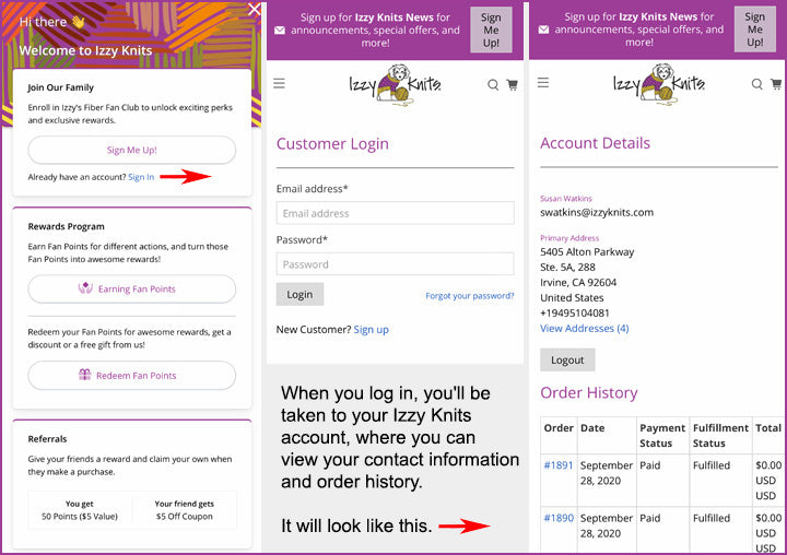 Izzy Knits Loyalty and Rewards Program for Yarn Lovers and Makers Crafters