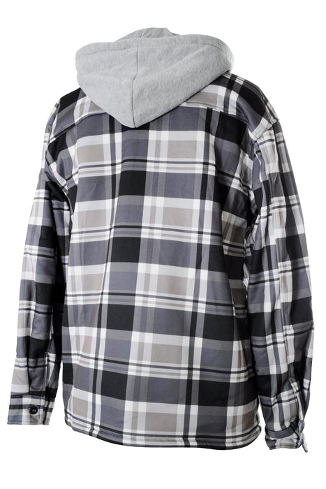 YOUNG USA® - Men's Hooded Flannel Shirt Jacket — MODA GOODS