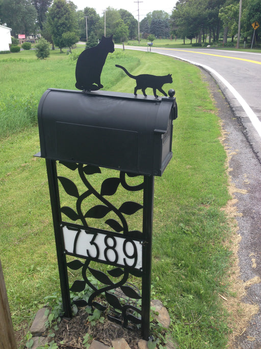 Cow and Calf Mailbox topper powder coated steel mail box — SMFX