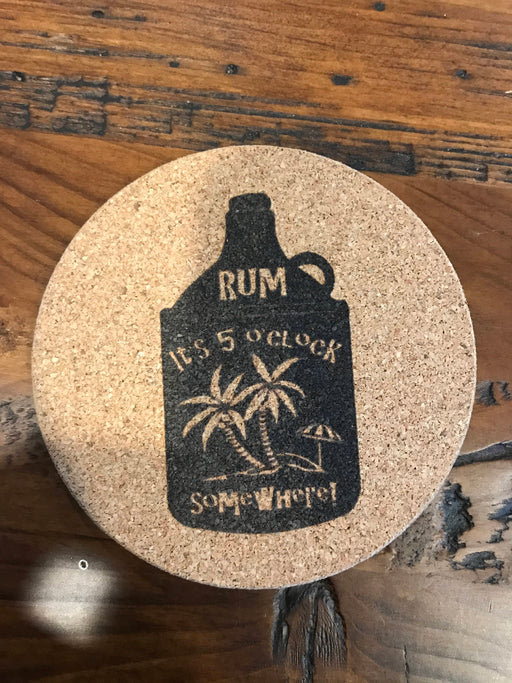 Requiem Lady Cork Back Coaster – Requiem Salvage Co