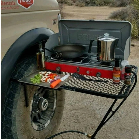 Original Standard Steel Tire Table - camping