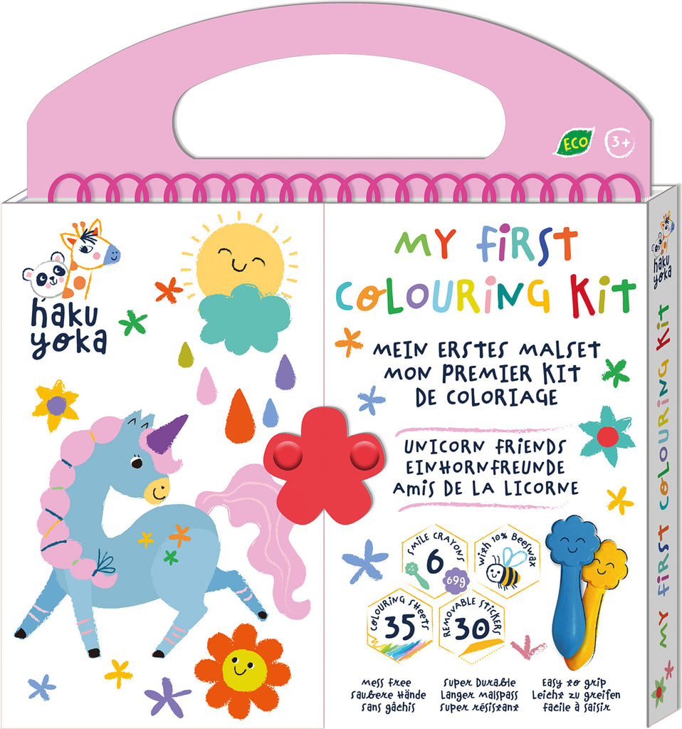 Haku Yoka Coloring Roll Kit Fantasy Unicorn — Child's Play Toys Store