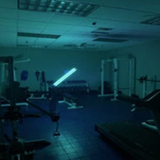 gym uv light sanitizer whole room