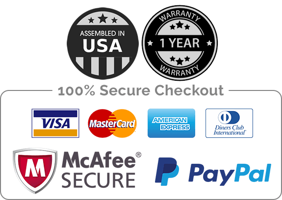 100% Secure Checkout