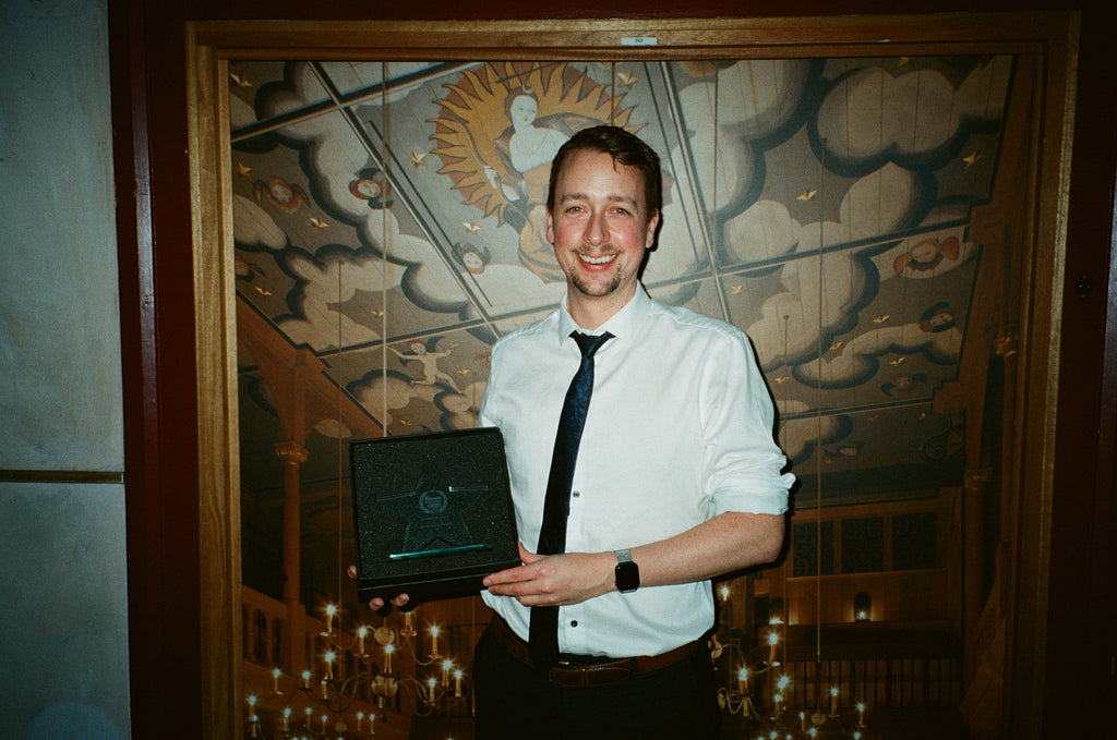 Paul Mckay - Analogue Wonderland win award for good service