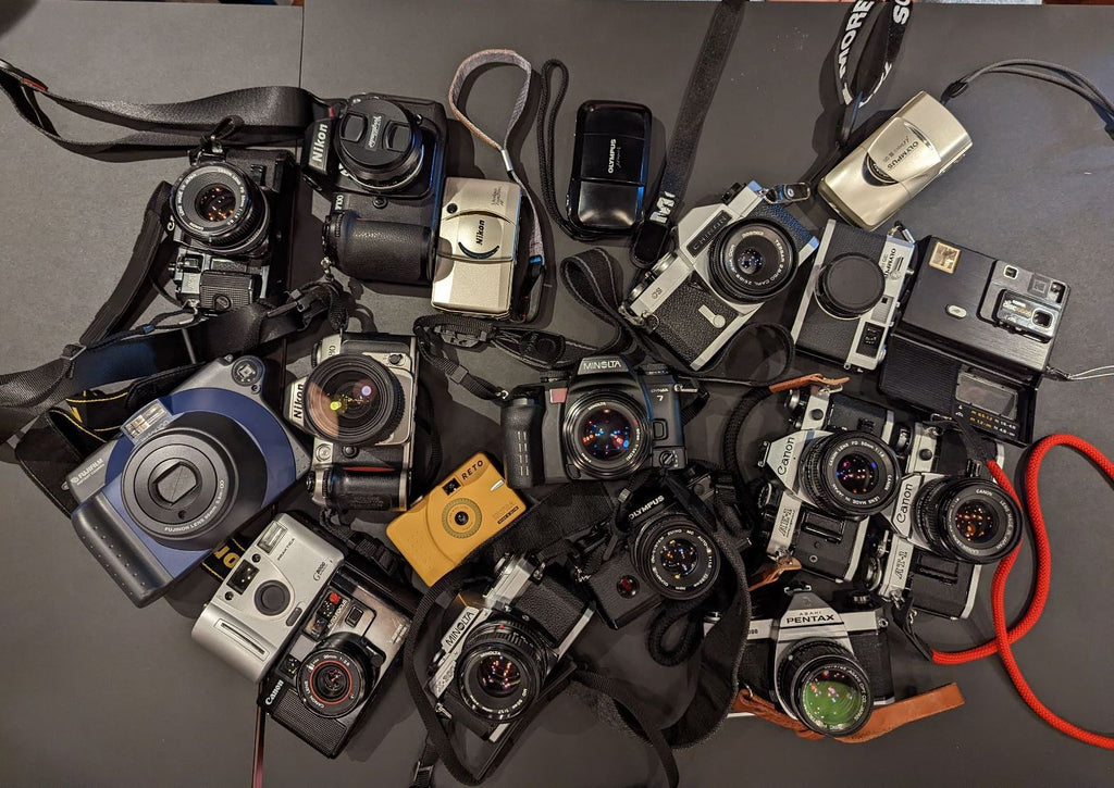 Why Shoot 35mm Film?| Collection of film cameras