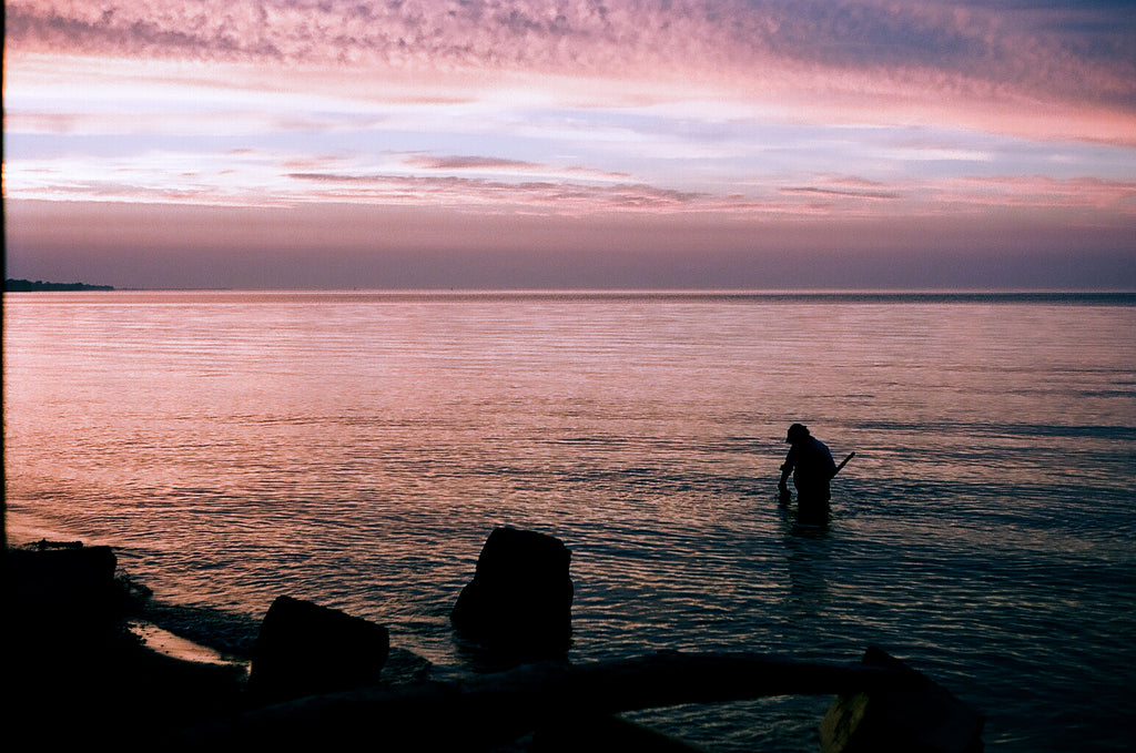 film photo of sunset