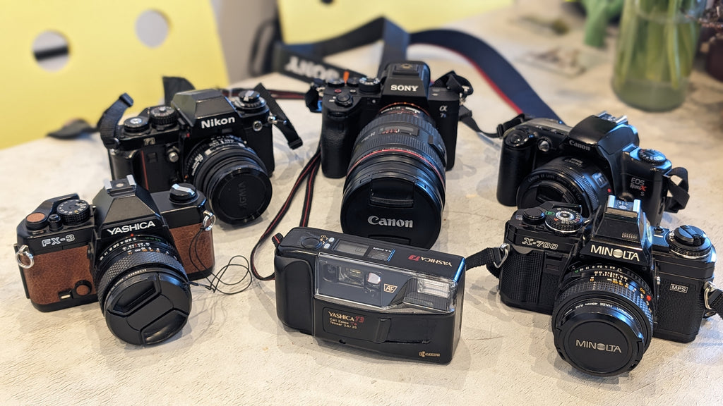 Cameras - digital for work but film cameras for fun
