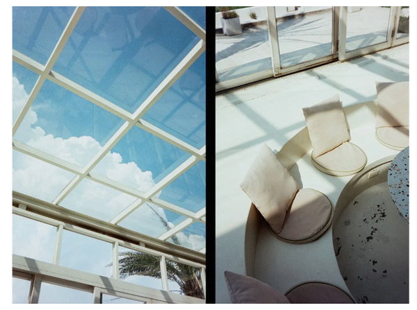 Diptych on half-frame film camera