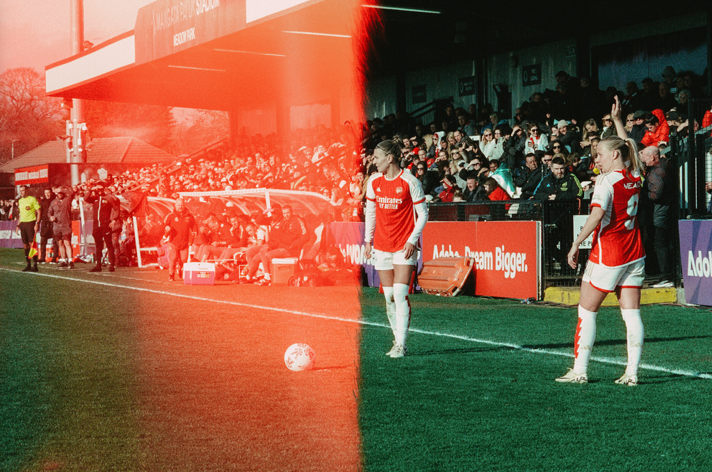 Expired Film sports photography - Arsenal Football Club