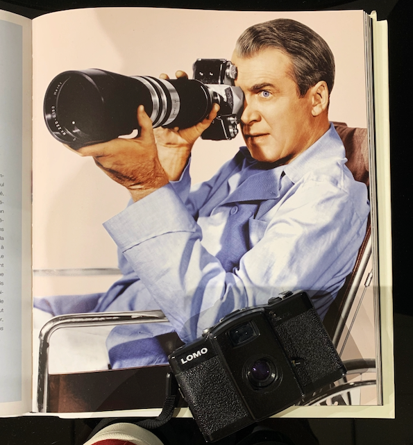James Stewart shooting 35mm film