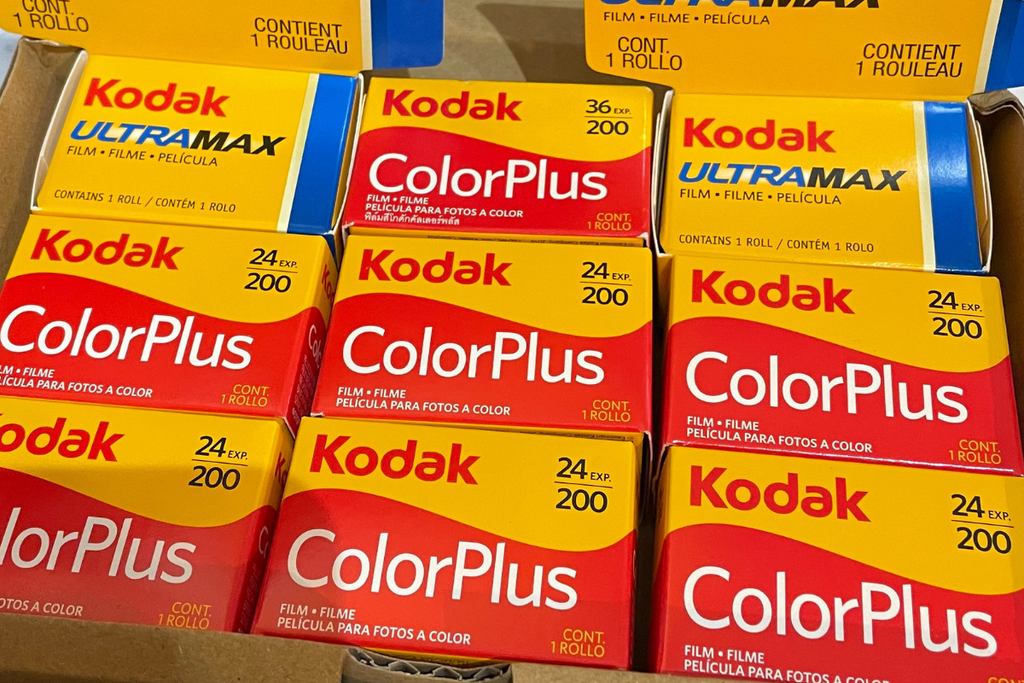 Kodak Film Shortage- what to shoot| box of 35mm kodak colorplus and ultramax