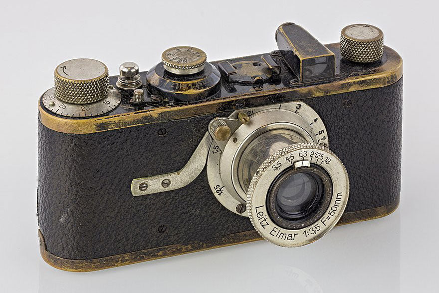 Leica I from 1927, © Kameraprojekt Graz 2015 / Wikimedia Commons