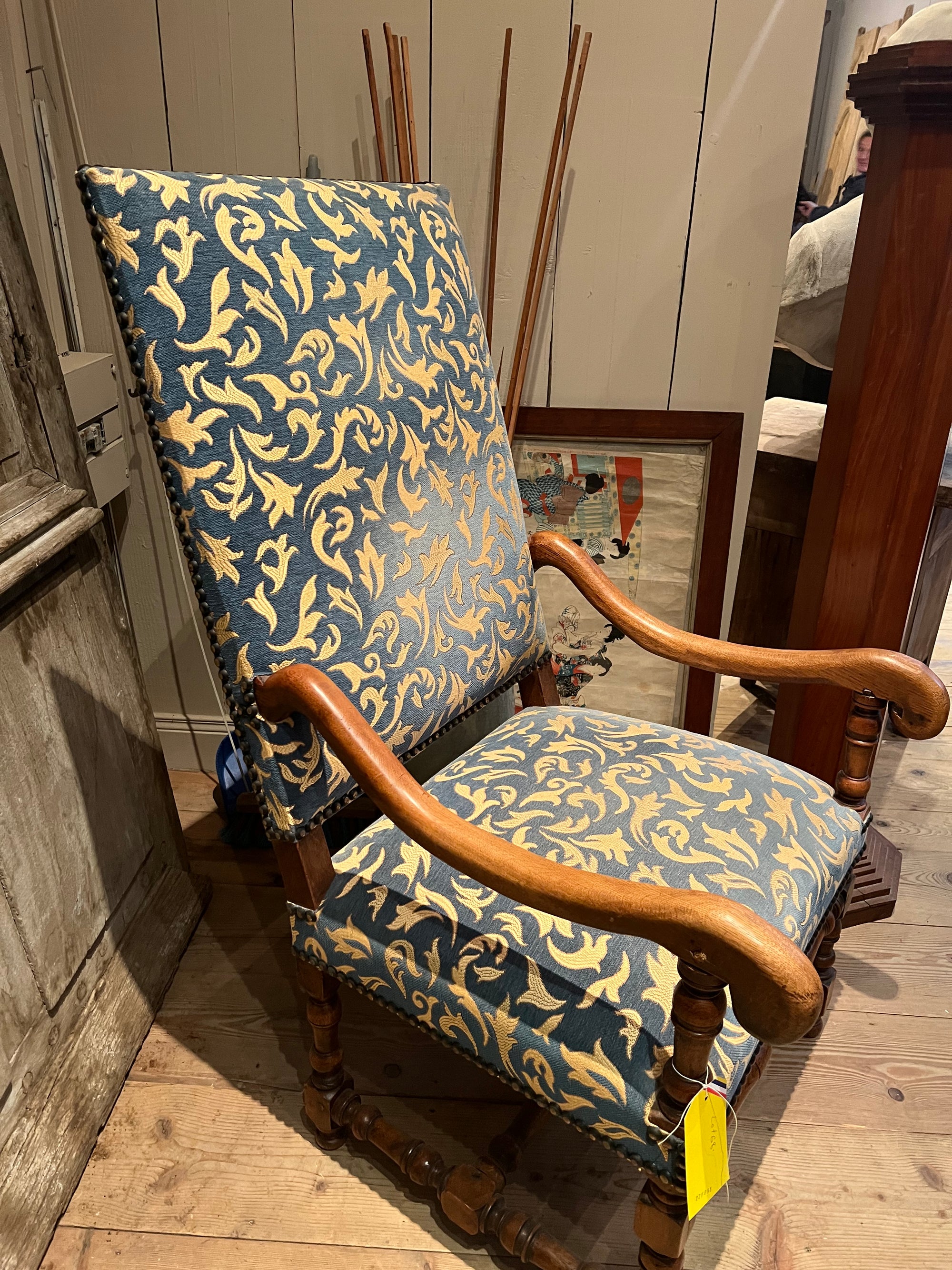 reupholster gooseneck rocker