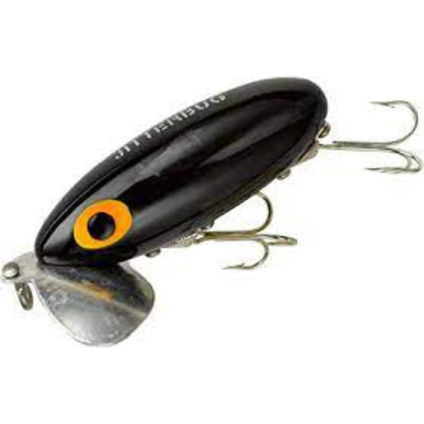 Arbogast Hula Popper #750 - Black - Precision Fishing