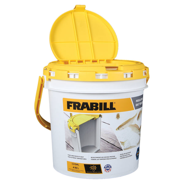 Frabill Insulated Bait Bucket w/built-in Aerator – Natural Sports - The  Fishing Store