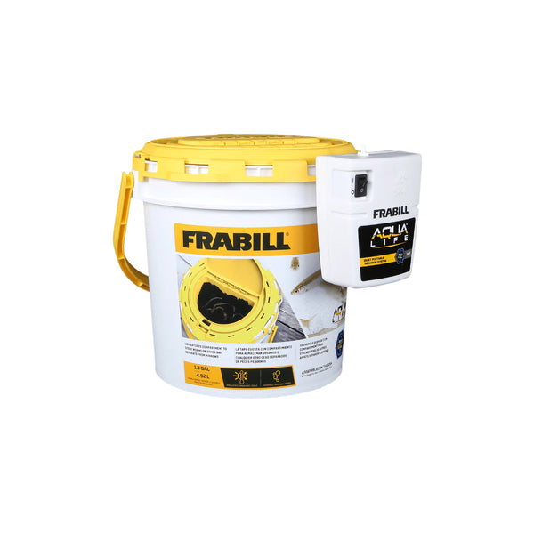 Frabill Insulated Bait Bucket w/built-in Aerator – Natural Sports - The  Fishing Store