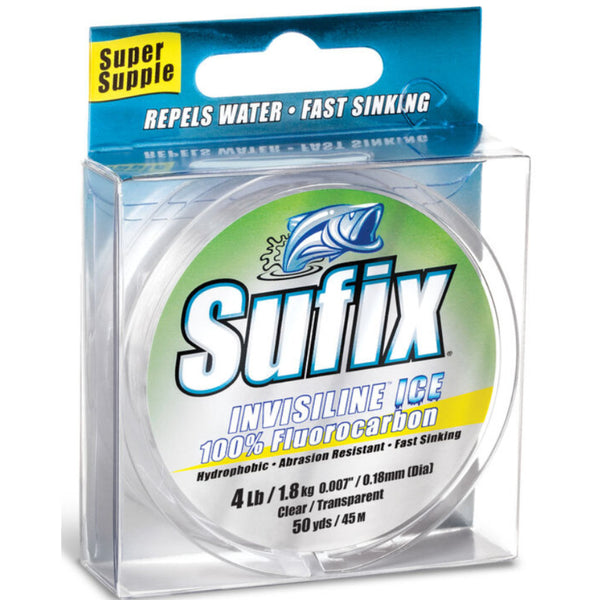 Sufix Ice Magic Fishing Line 1 LB Neon Orange 