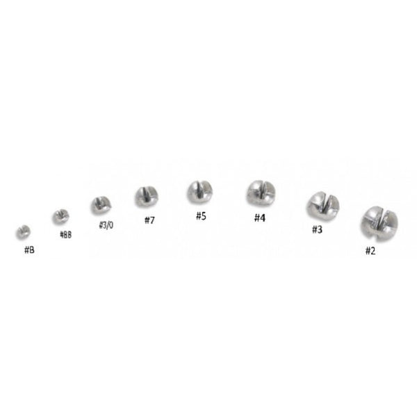 Edfrwws New 100pcs Round Split Shot Fishing Weights Set Removable Sinkers  Drop (132g) 