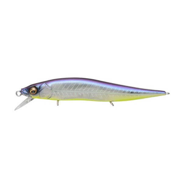 Hand-Painted Megabass Vision 110-Style Suspending Jerkbait – Holo Ice Bone  – Moda pé no chão