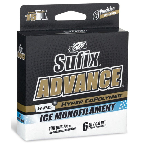 Sufix InvisiLine Ice Fluorocarbon Ice Fishing Line – Natural