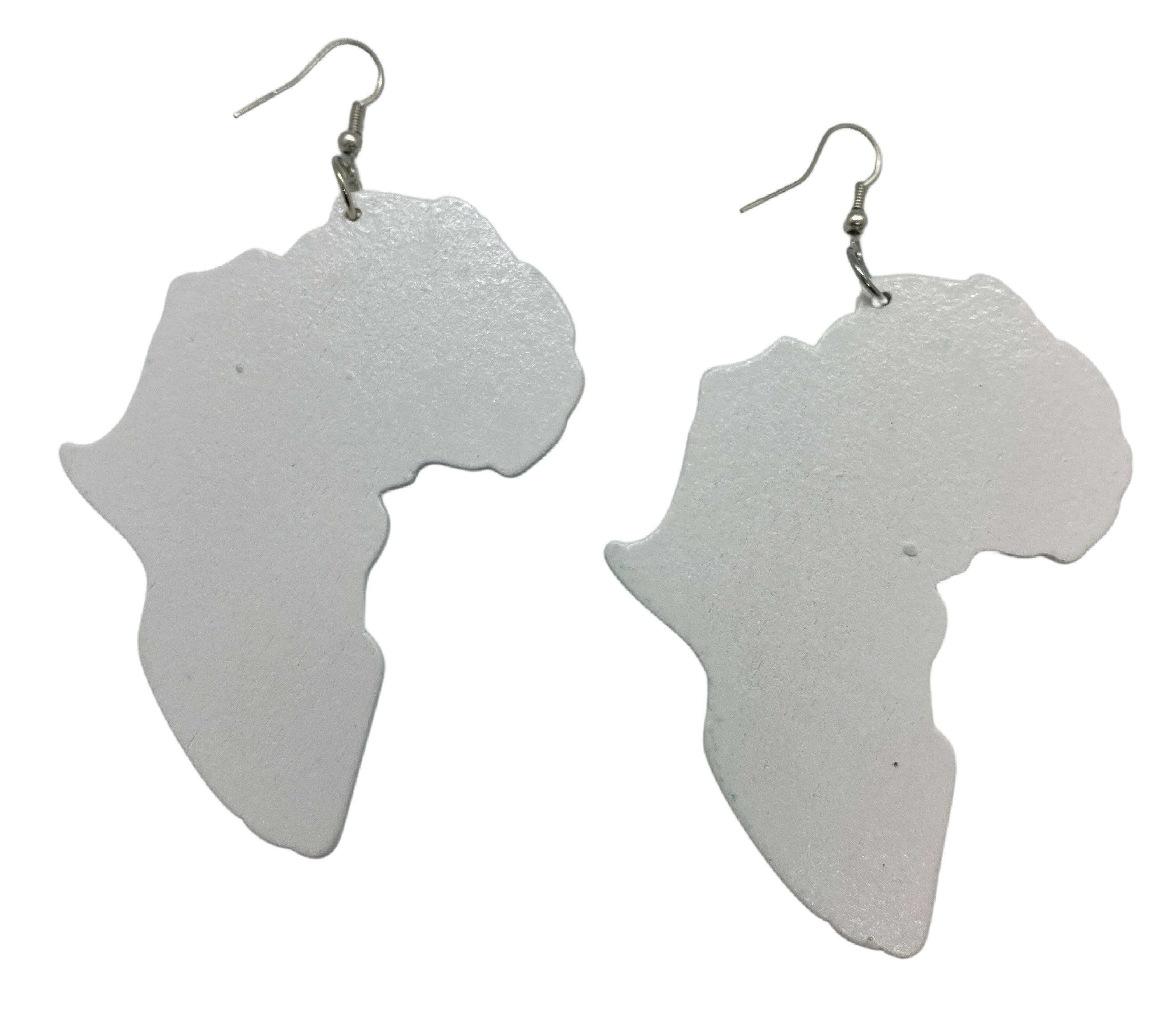 SMALL - LARGE AFRICA MAP HOOPS – FROSNCURLS