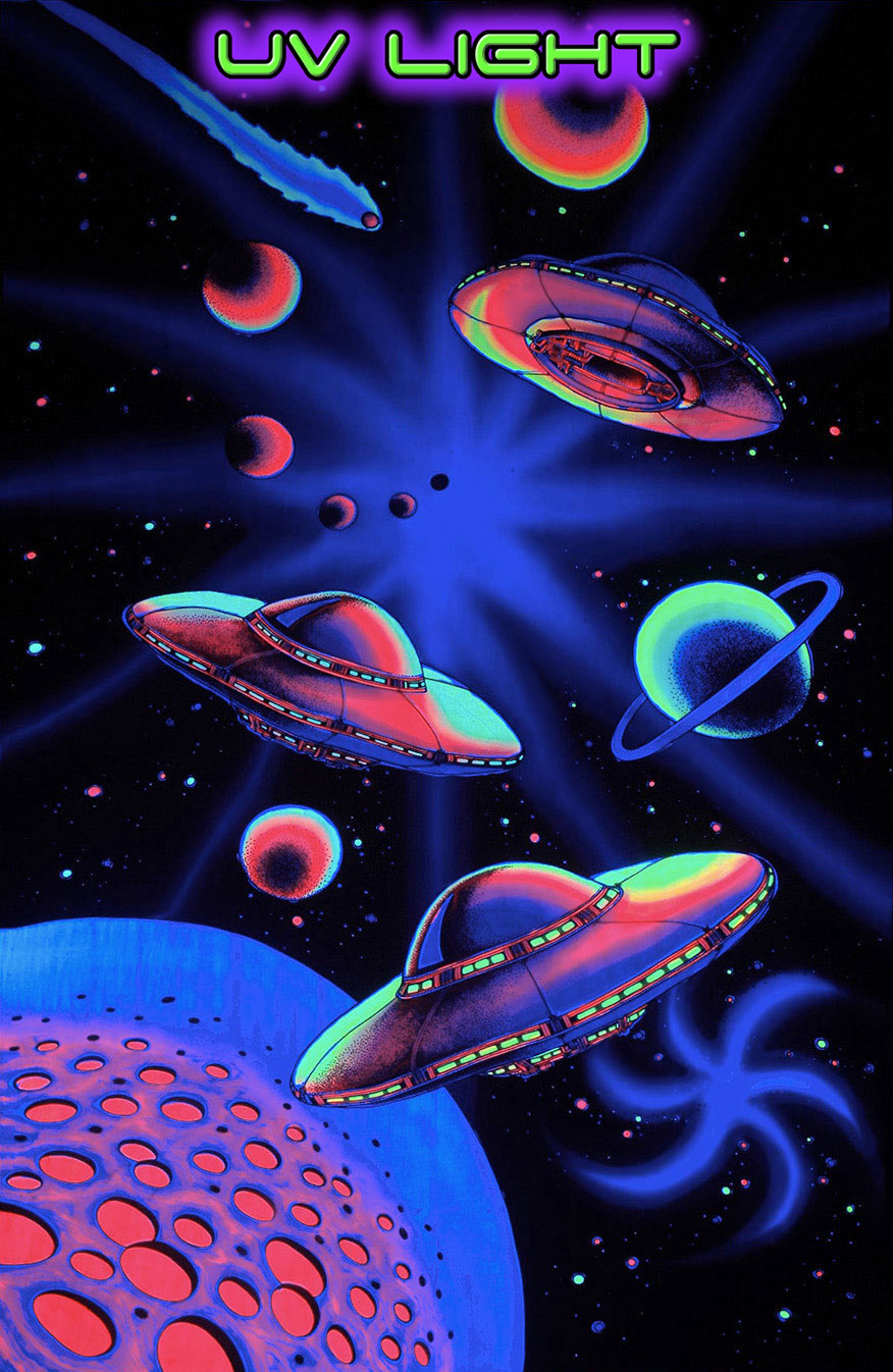UV Wallhanging : Planet UFO – Space Tribe