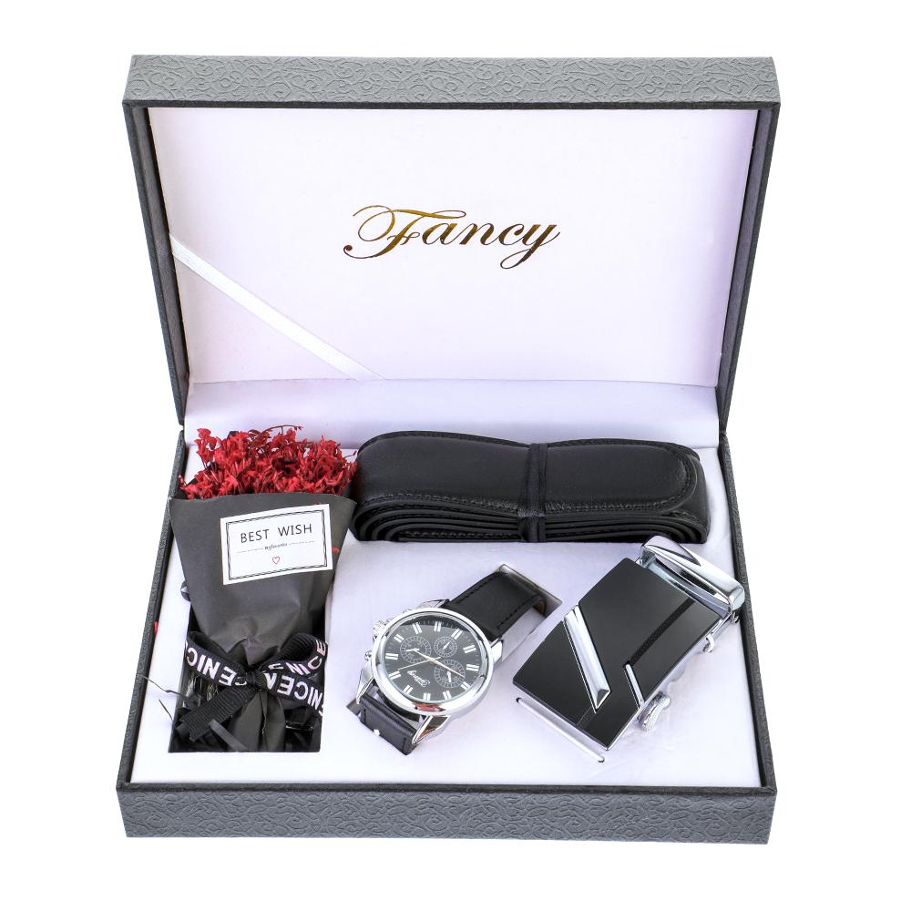 Classic Men Watch And Belt Suit Present Box Gift Set For Dad Father S Express Monde