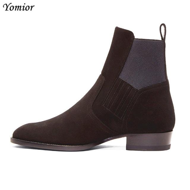 mens high ankle chelsea boots