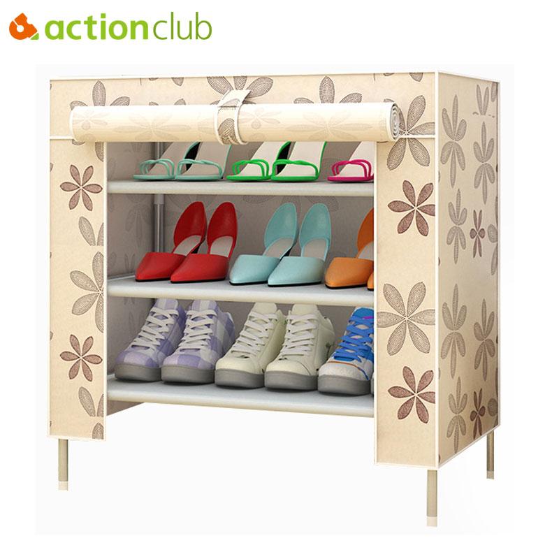 Actionclub Multifunction Storage Shoe Rack 3d Cartoon Pattern Shoe Cab Express Monde