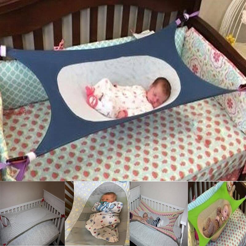 Portable Elastic Detachable Baby Cot Beds Baby Crib Hammock