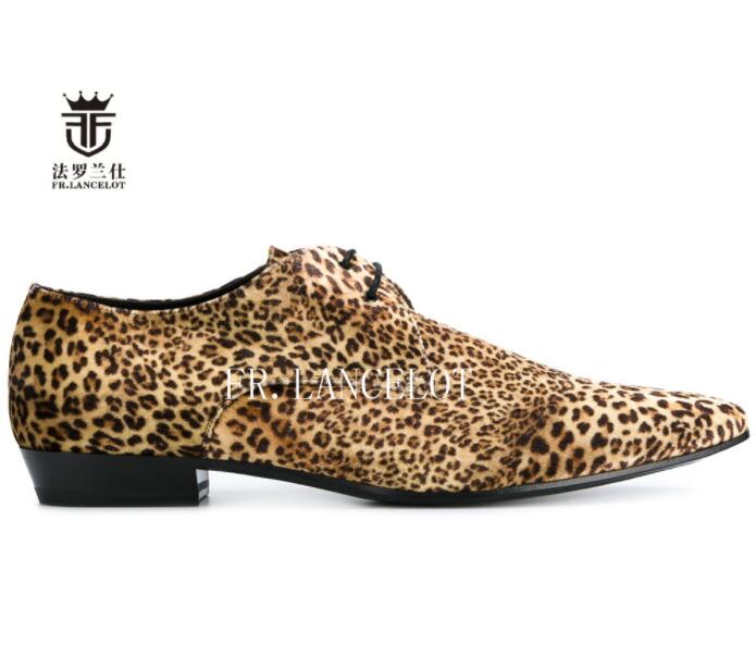 leopard leather shoes