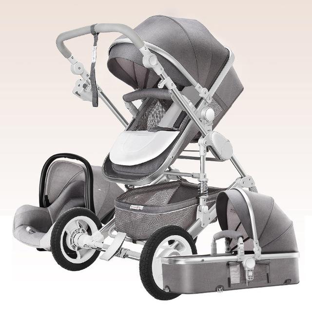 high landscape baby stroller 3 in 1