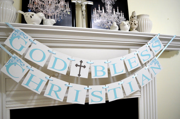 Baptism Banner Personalized First Communion Banner Baptism