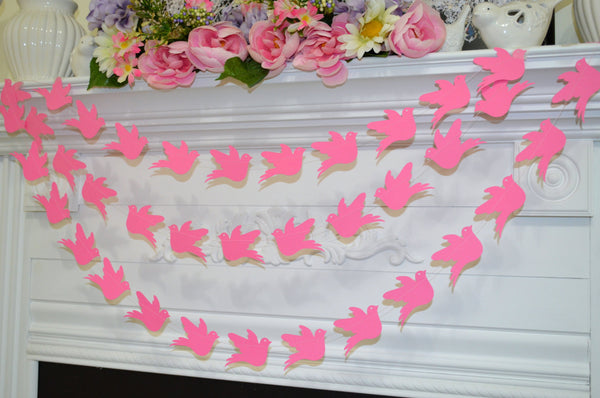 paper dove garland