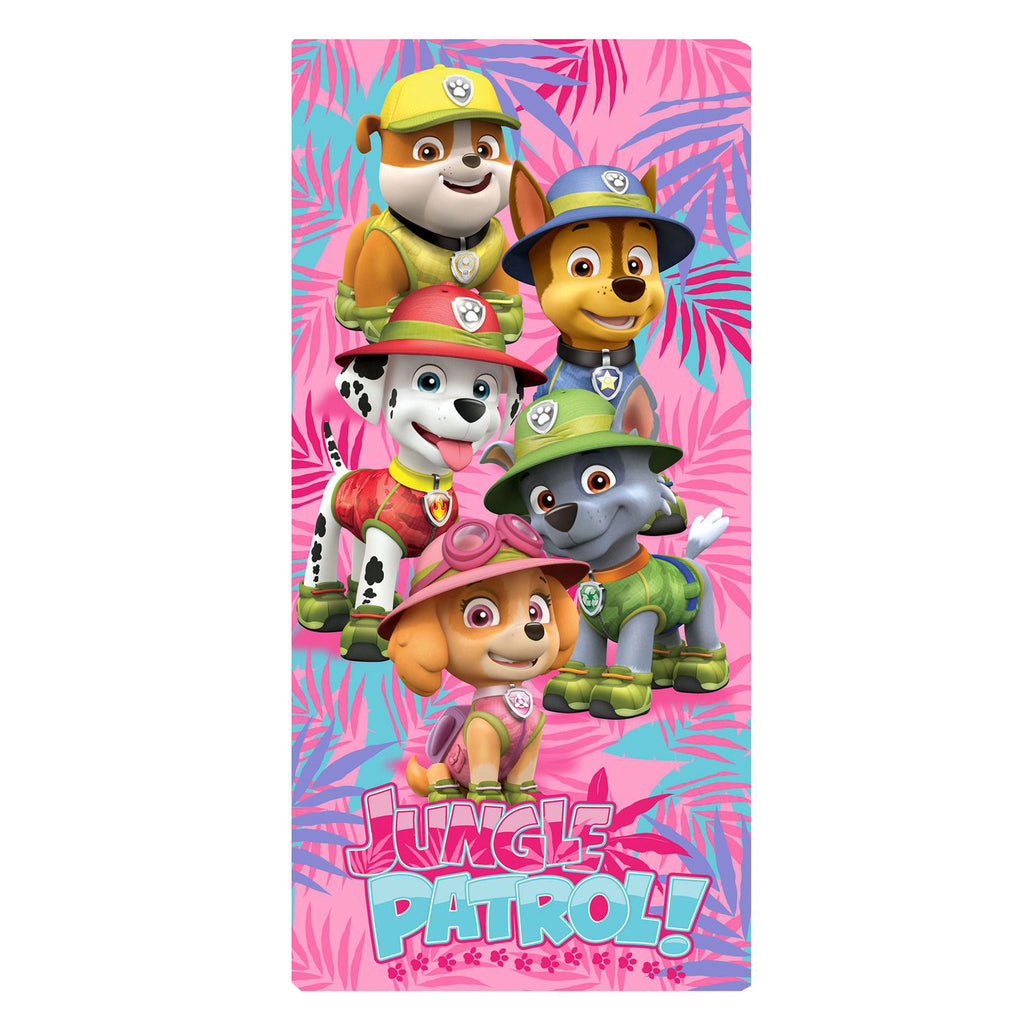 min Rendition harmonisk Nickelodeon Paw Patrol Jungle "Safety Convoy" Beach Towel - Personaliz |  Just4kidos
