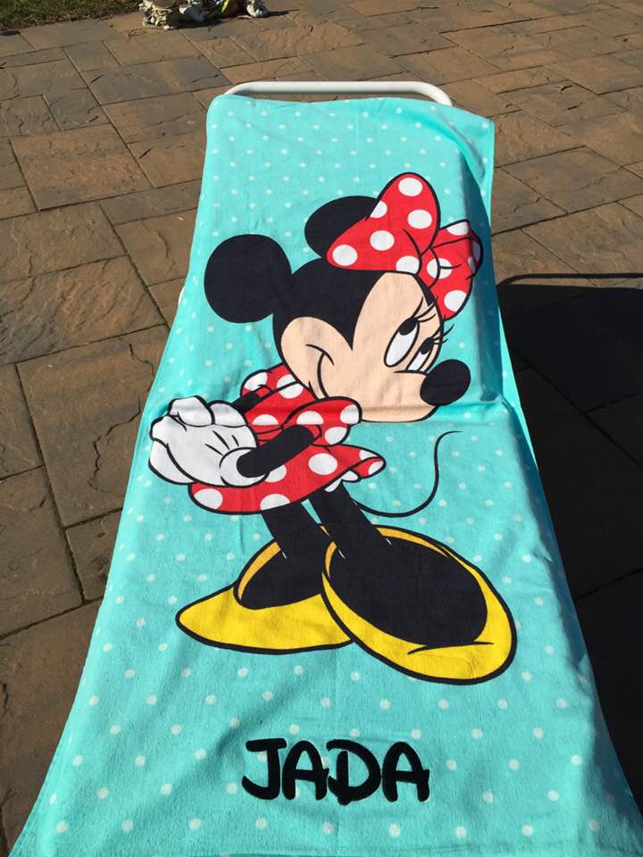 tinkerbell beach towel