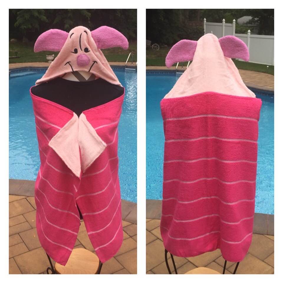 hooded towel wrap