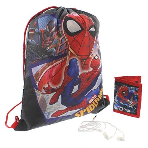 spiderman drawstring backpack