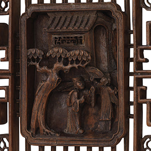 Detail from Chinese Antique Window Panel